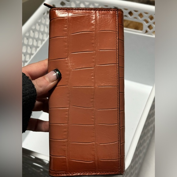 Coach Croc Embossed Ombré long wallet - Picture 10 of 13